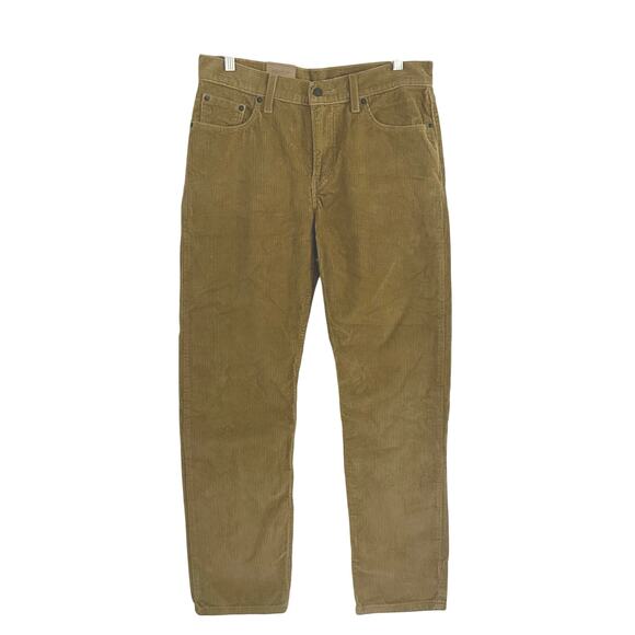 Levi's Mens Straight Leg Camel Tan Corduroy Pants 29X30 29 X 30 New - Picture 1 of 9